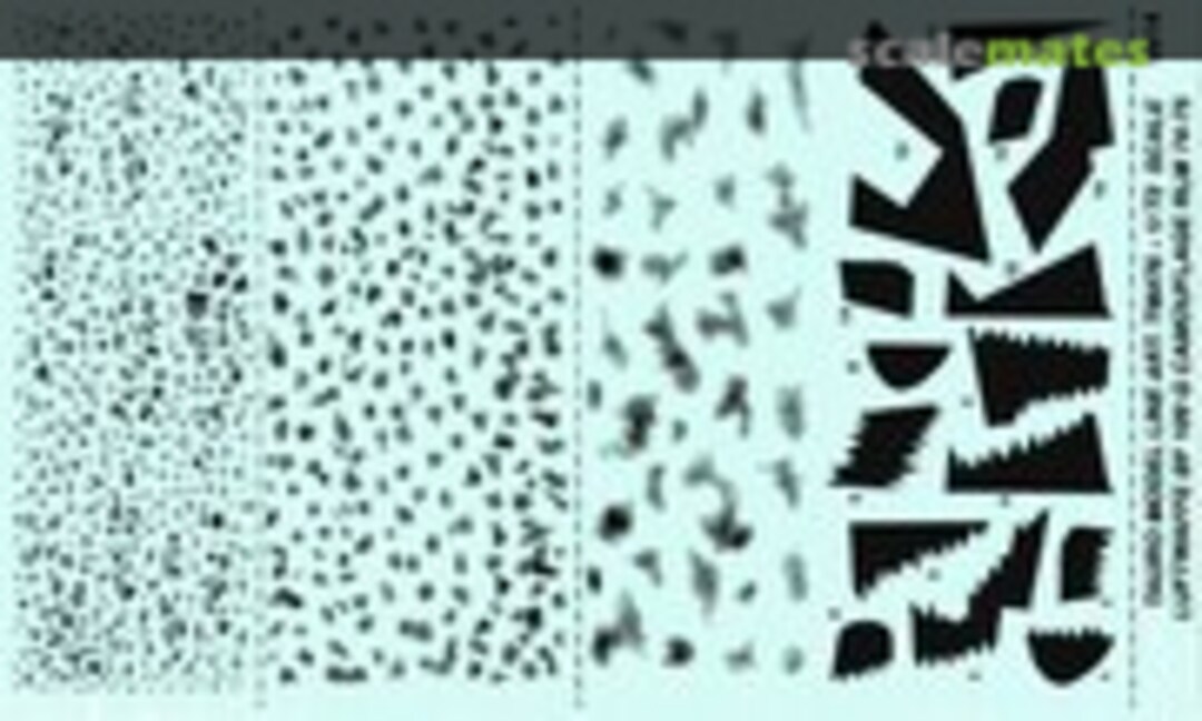 1:72 Luftwaffe WW 2 spots camouflage RLM 74/75 (Tauro Model TU 476) TU 476