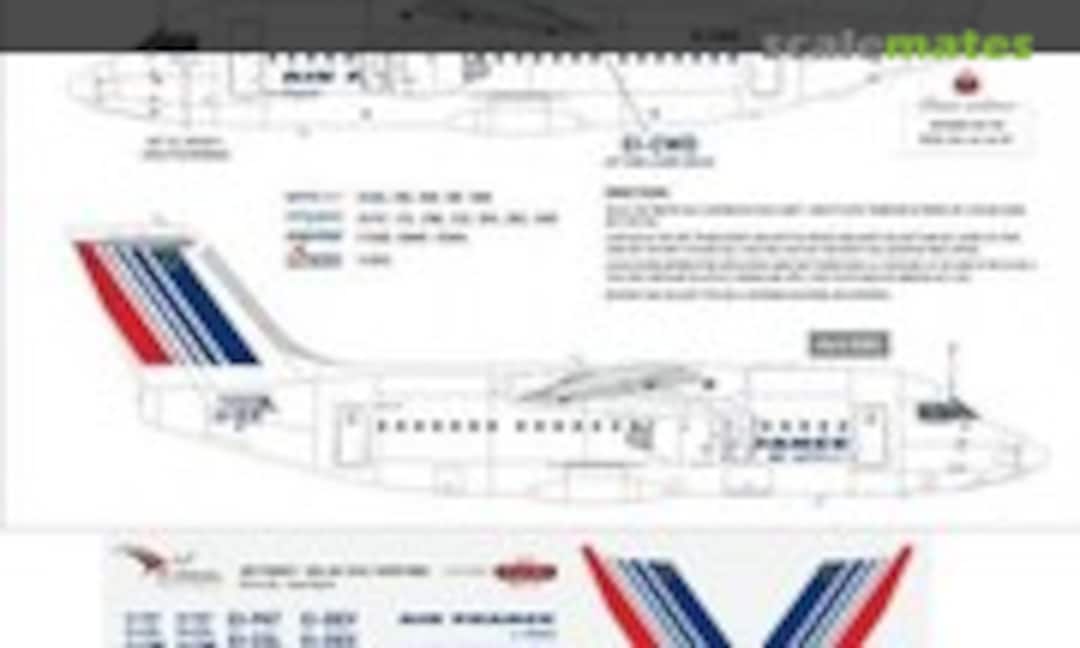 1:144 British Aerospace 146-200, 146-200A, 146-200QC, 146-300, Avro RJ85 (F-DCAL FD144-289) FD144-289