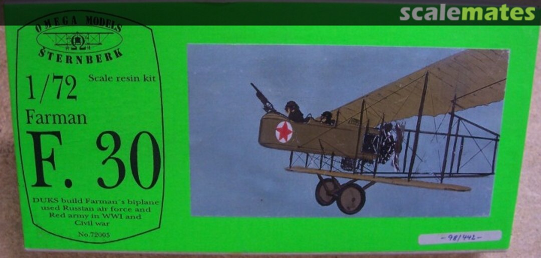 Boxart Farman F.30 72005 Omega Models Boxart Farman F.30 72005 Omega Models
