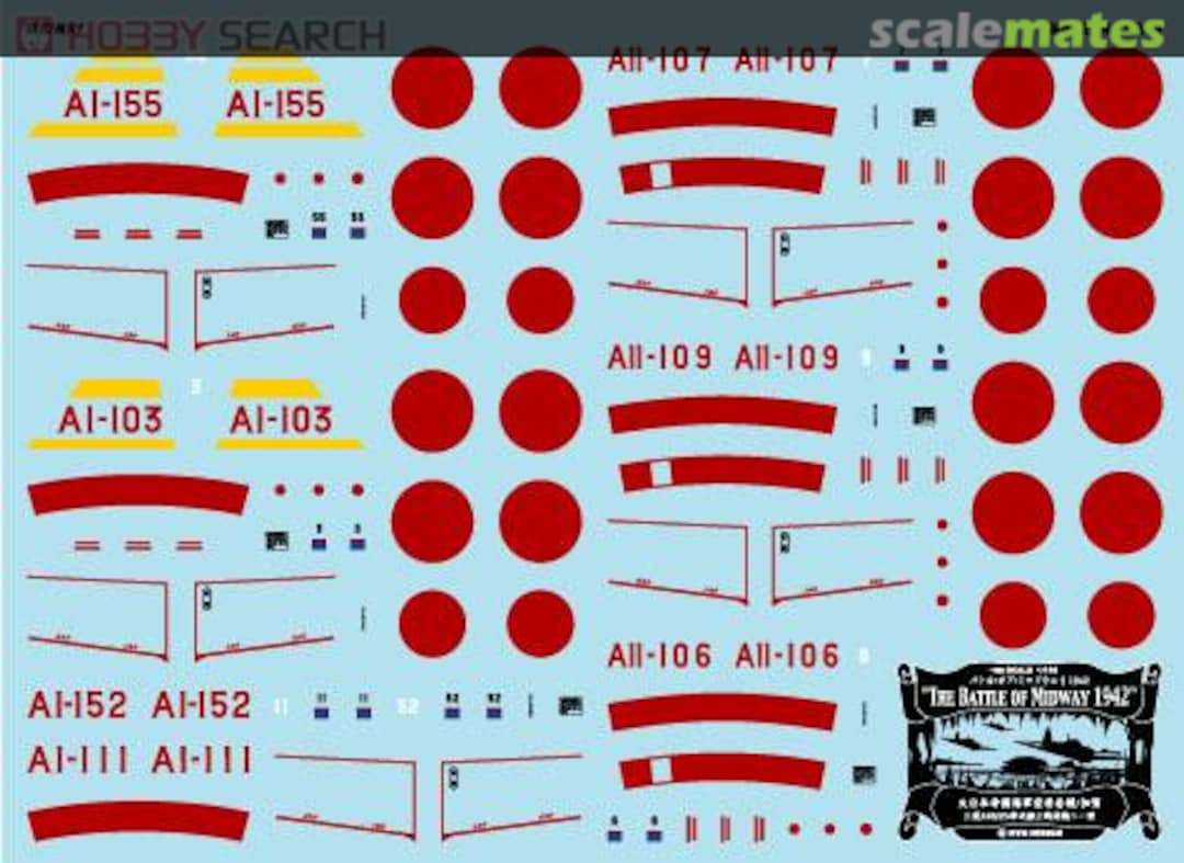 Boxart Battle of Midway 1942 IJN Aircraft carrier Akagi/Kaga - Mitsubishi A6M2b Zero Fighter Model 21 A-135 MYK Design