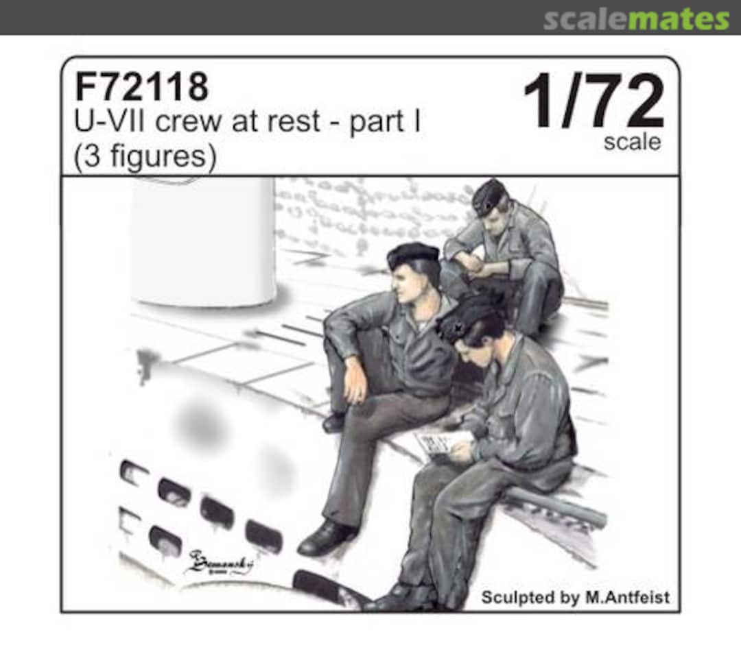 Boxart U-VII crew at rest part I (3 fig.) F72118 CMK Boxart U-VII crew at rest part I (3 fig.) F72118 CMK