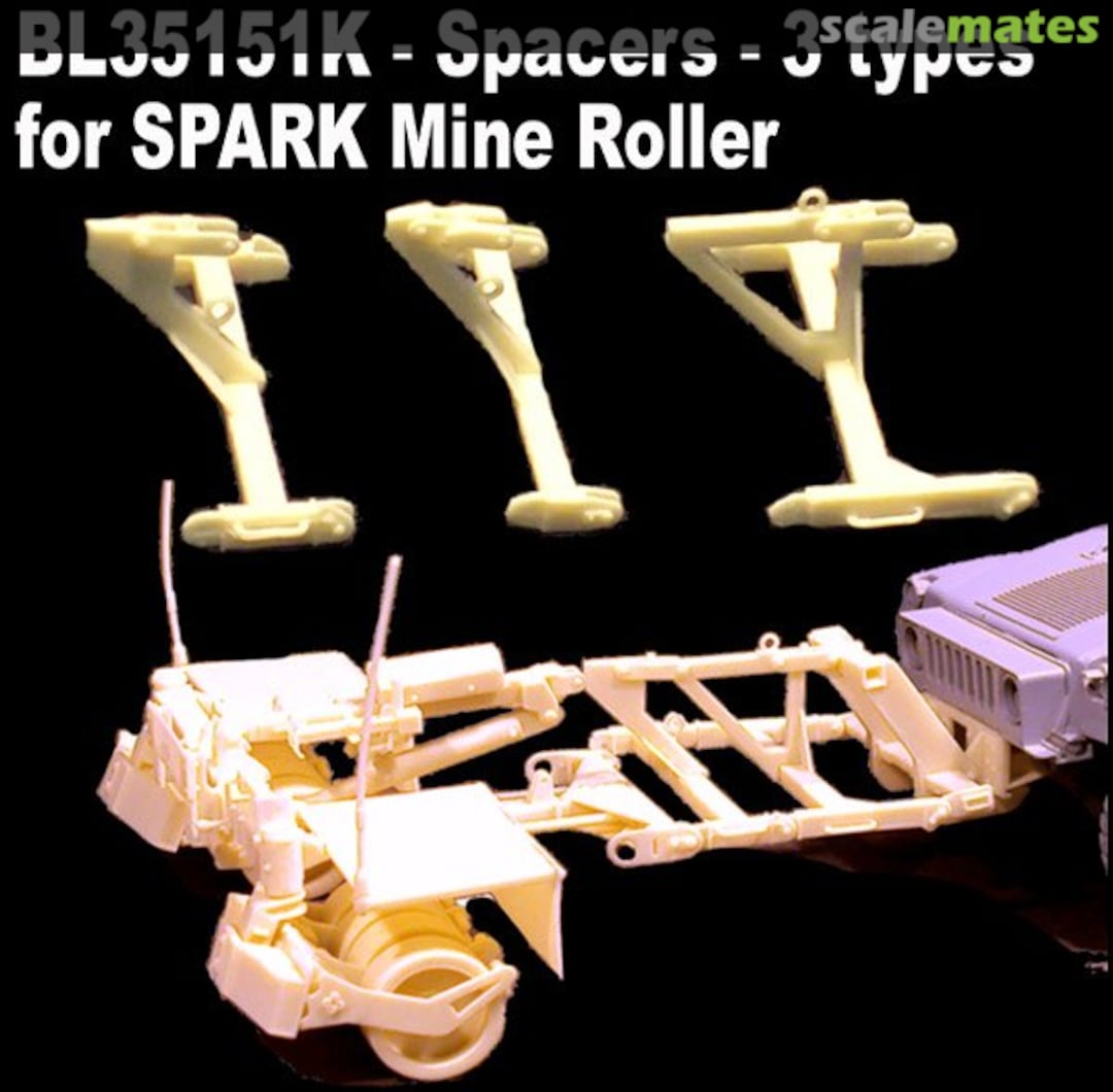 Boxart SPACERS for SPARK Mine Roller BL35151K Blast Models Boxart SPACERS for SPARK Mine Roller BL35151K Blast Models