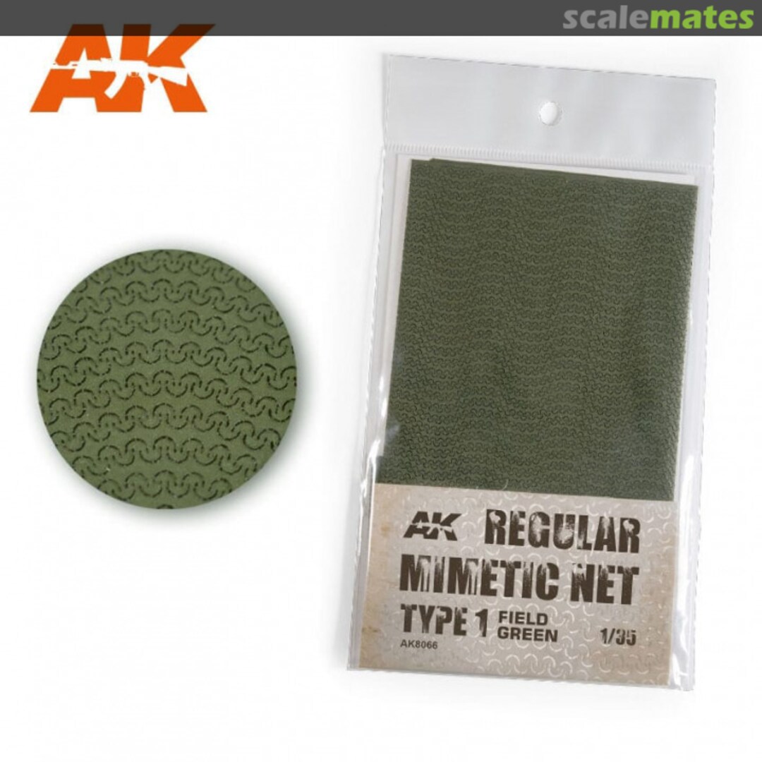 Boxart Camouflage Net Field Green Type 1 AK8066 AK Interactive Boxart Camouflage Net Field Green Type 1 AK8066 AK Interactive