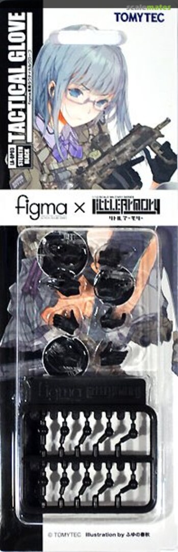 Boxart Tactical Glove (Stealth Black) for figma LA-OP03 Tomytec Boxart Tactical Glove (Stealth Black) for figma LA-OP03 Tomytec