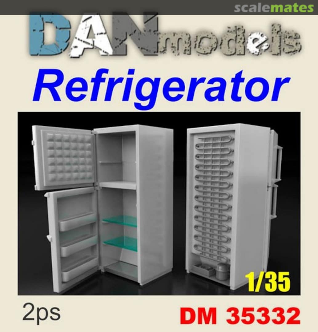 Boxart Refrigerator (2 pcs) DM35332 DANmodels Boxart Refrigerator (2 pcs) DM35332 DANmodels