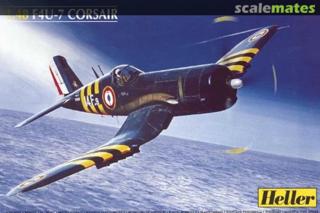 Boxart F4U-7 Corsair 80415 Heller Boxart F4U-7 Corsair 80415 Heller