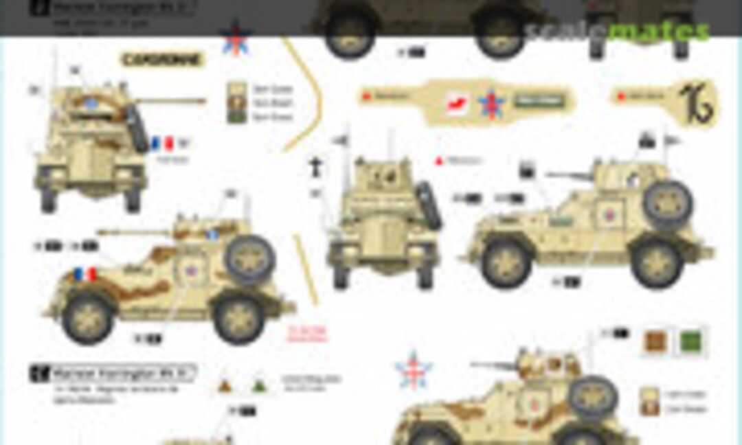 1:72 French Fighting Vehicles in Africa Part 2 (Star Decals 72-A1107) 72-A1107