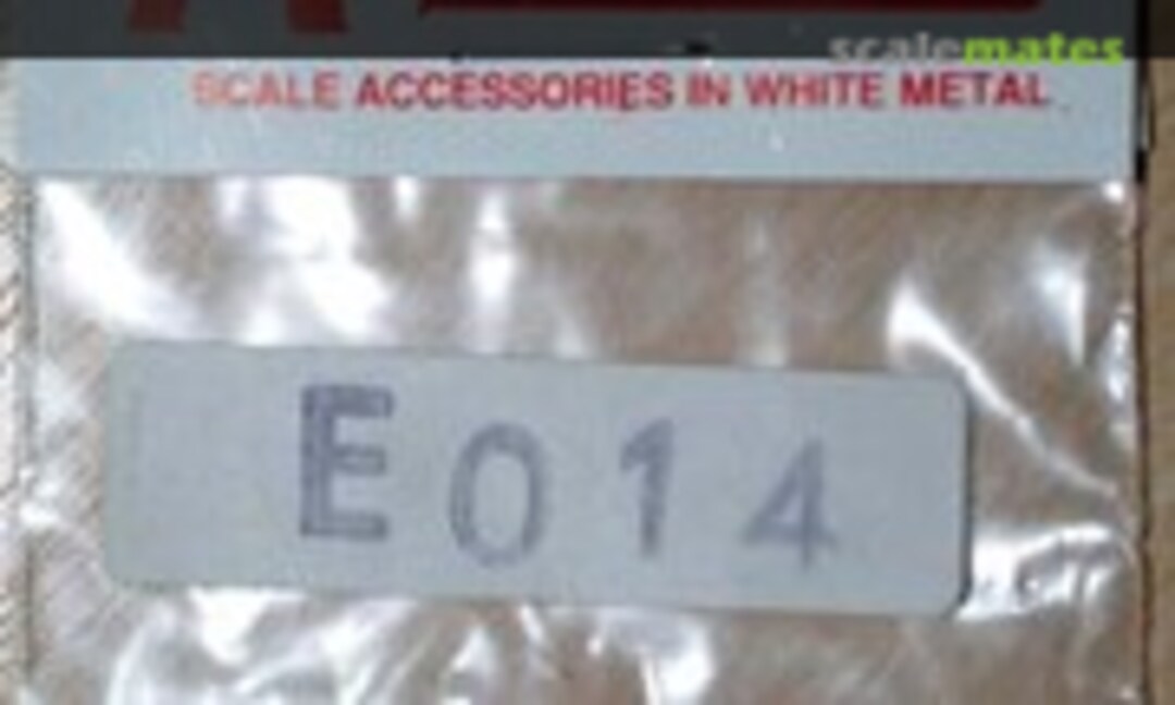 1:72 9 Cyl 90hp Le Rhone Rotary and 2 Blade Prop (Aeroclub E014) E014