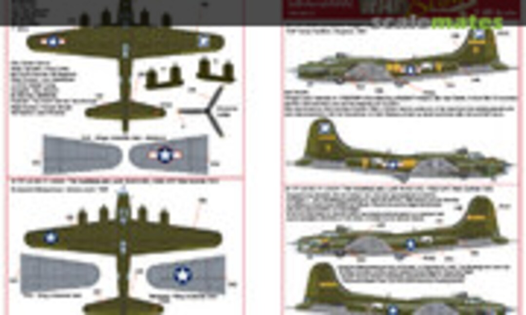 1:48 B-17F Flying Fortress (Kits-World KW148131) KW148131