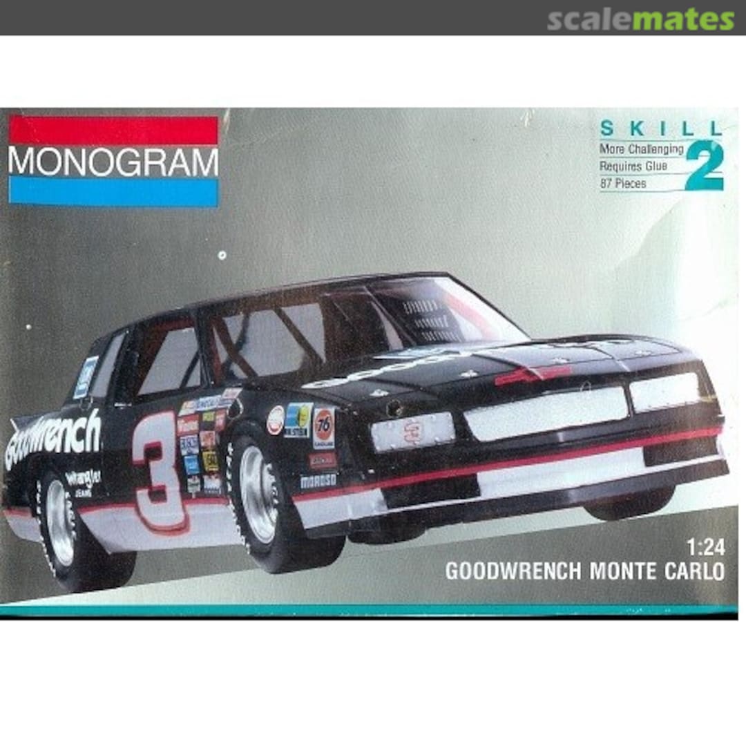 Boxart #3 Goodwrench Monte Carlo 2900 Monogram Boxart #3 Goodwrench Monte Carlo 2900 Monogram