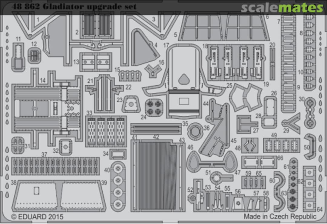 Boxart Gladiator Upgrade Set 48862 Eduard Boxart Gladiator Upgrade Set 48862 Eduard