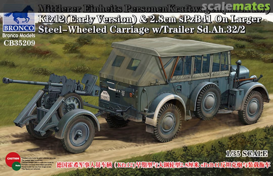 Boxart Kfz12 (Early Version) CB35209 Bronco Boxart Kfz12 (Early Version) CB35209 Bronco