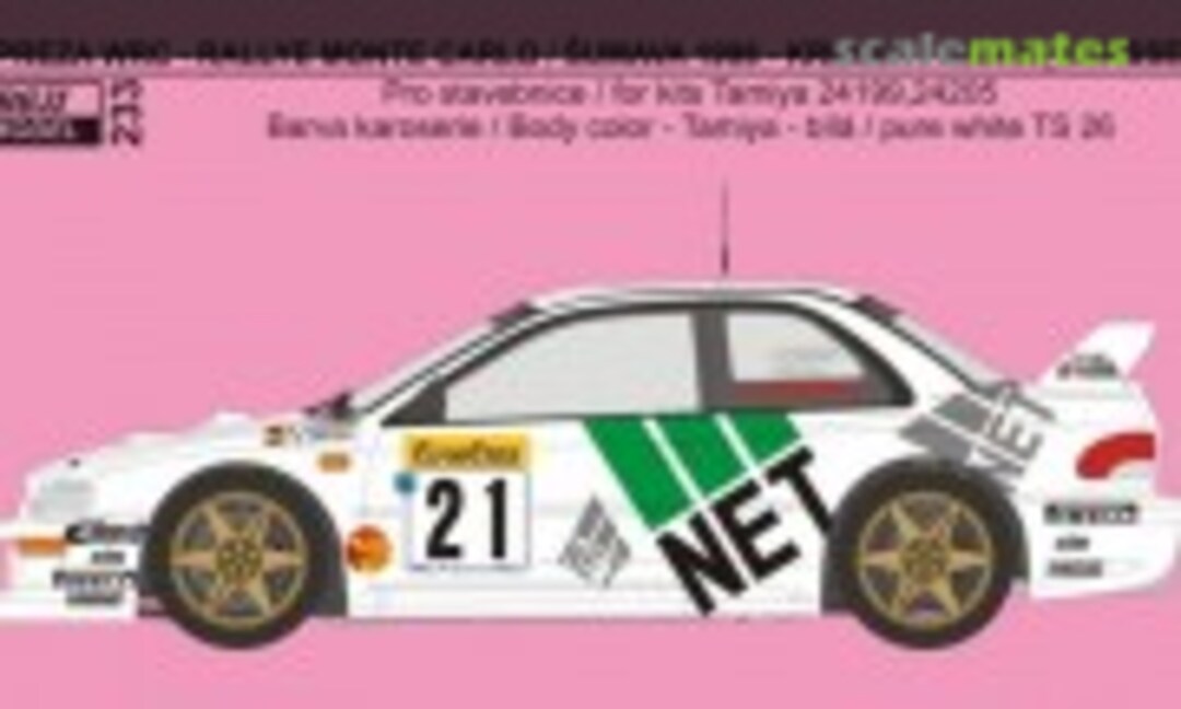 1:24 Subaru Impreza WRC TV Spielfilm #21 (REJI Model 233) 233