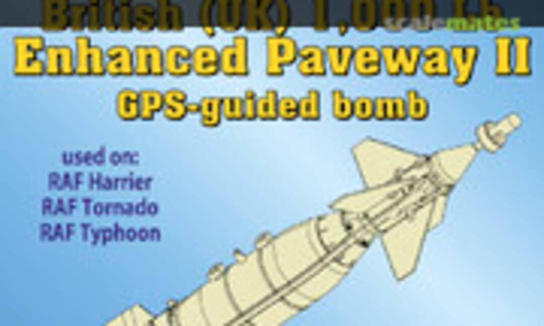 1:48 RAF 1.000 lb Enhanced Paveway II GPS-gelenkte Bombe (Astra Resin ASR4816) ASR4816