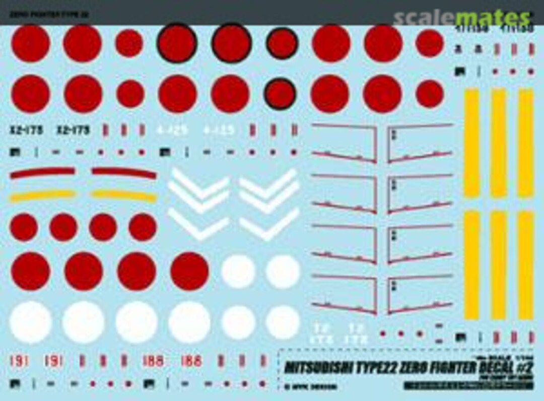 Boxart Mitsubishi A6M3 Zero Fighter Model 22 #2 A-88 MYK Design Boxart Mitsubishi A6M3 Zero Fighter Model 22 #2 A-88 MYK Design