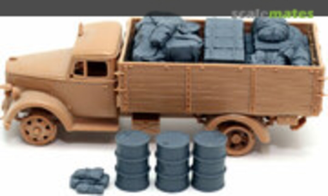 1:48 German Opel Blitz Truck Load Set #2 - Tamiya - (Value Gear 48GT2) 48GT2