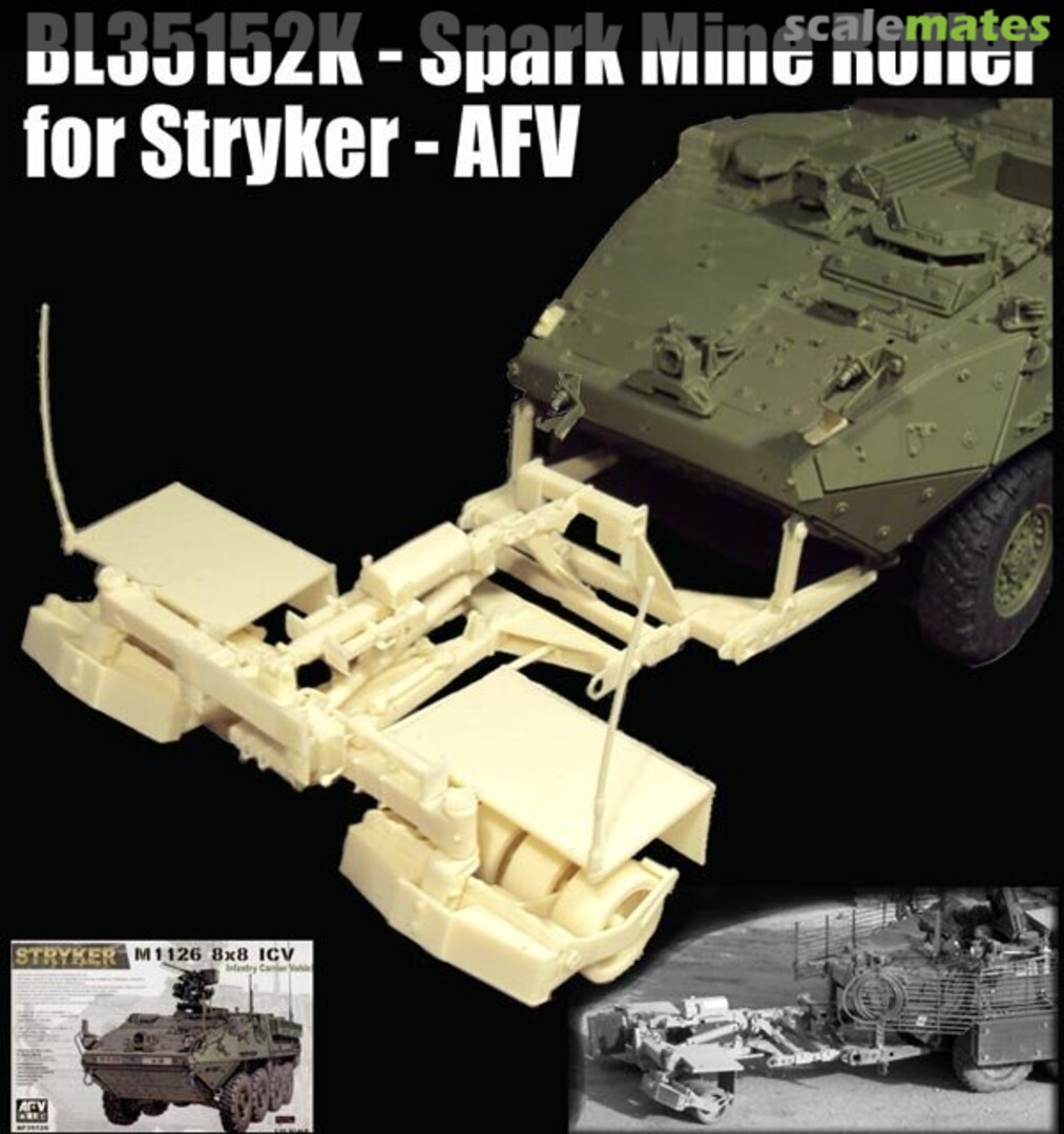 Boxart US SPARK Mine Roller for Stryker BL35152K Blast Models Boxart US SPARK Mine Roller for Stryker BL35152K Blast Models