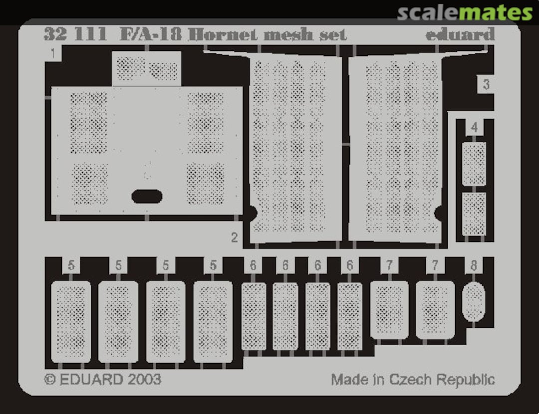 Boxart F/A-18 Hornet mesh set 32111 Eduard Boxart F/A-18 Hornet mesh set 32111 Eduard