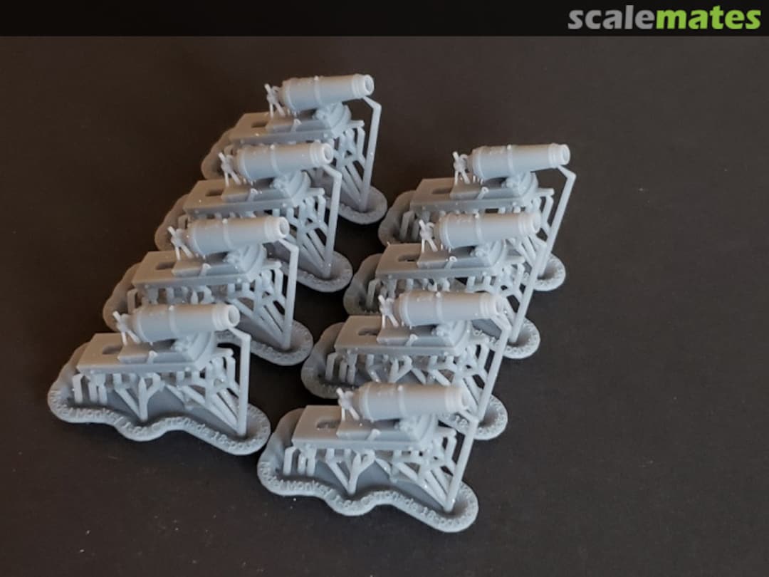 Boxart Carronades, 18-pounder Royal Navy 64-carronade-18# RN Model Monkey