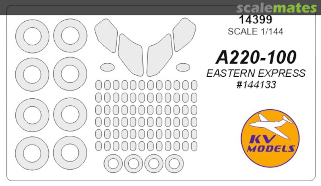 Boxart Airbus A220-100 14399 KV Models Boxart Airbus A220-100 14399 KV Models