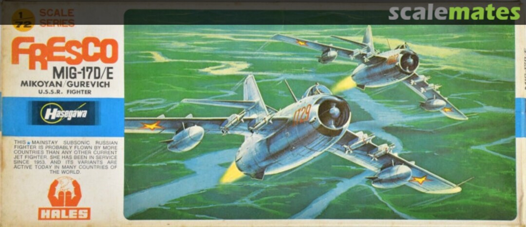 Boxart MiG-17D/E B8 Hasegawa/Hales Boxart MiG-17D/E B8 Hasegawa/Hales