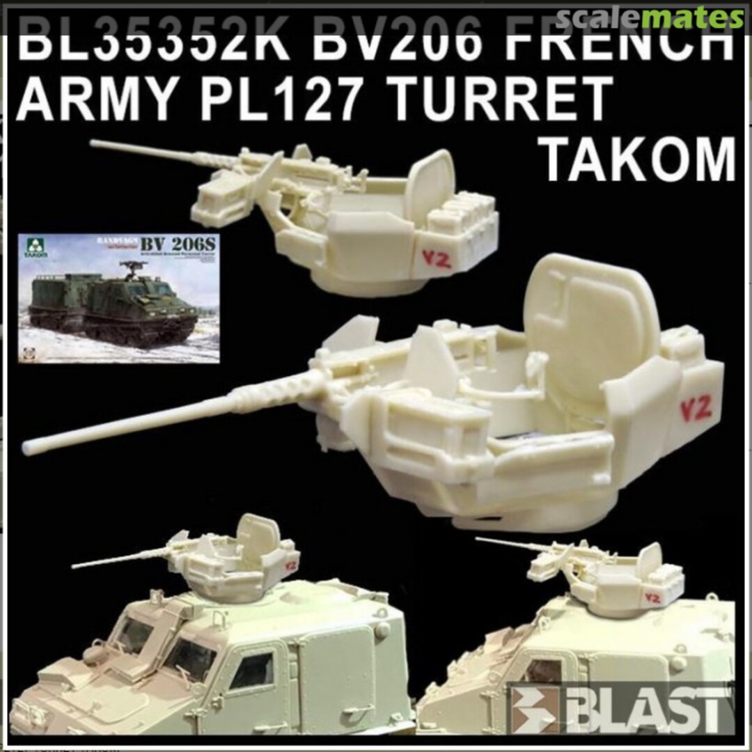 Boxart BV 206 FRENCH ARMY PL 127 TURRET - TAKOM BL35352K Blast Models