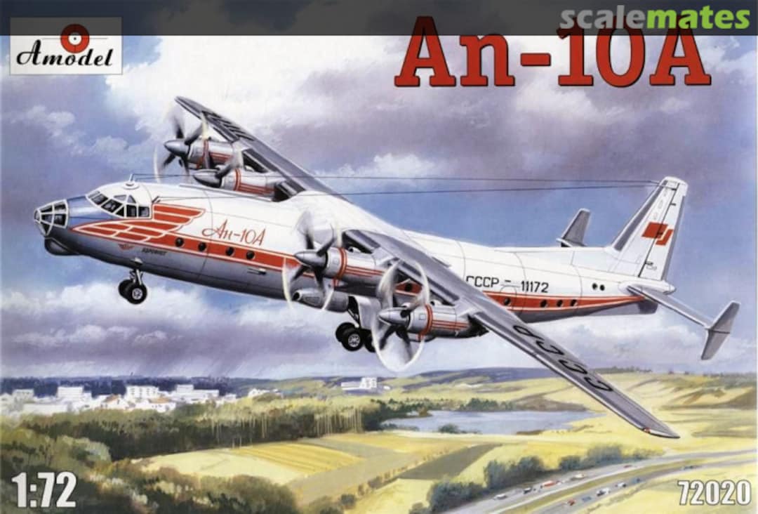 Boxart An-10A 72020 Amodel Boxart An-10A 72020 Amodel