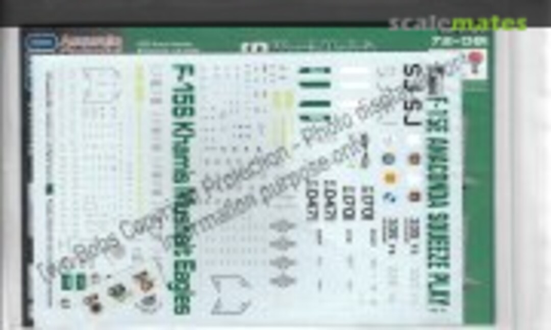 1:72 F-15S Khamis Mushait Eagles / F-15E Anaconda Squeeze Play (TWO BOBS Accurate Colorful 72-081) 72-081