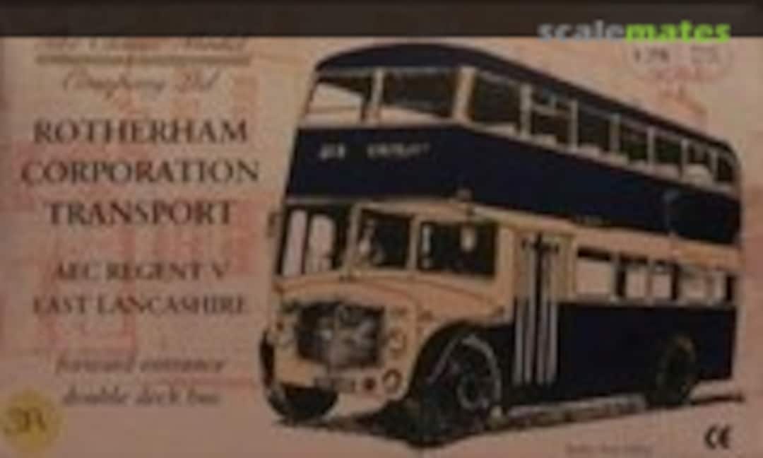 1:76 Rotherham Corporation Transport AEC Regent V (The Classic Model Company Ltd )
