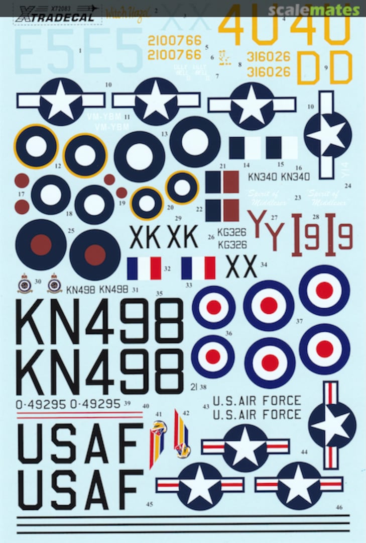 Contents Douglas C-47 Dakota Skytrain/Dakota X72083 Xtradecal Contents Douglas C-47 Dakota Skytrain/Dakota X72083 Xtradecal