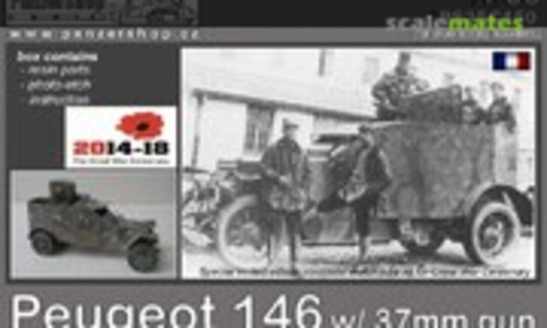 1:35 Peugeot 146 w/ 37mm gun (PanzerShop PS35C150) PS35C150