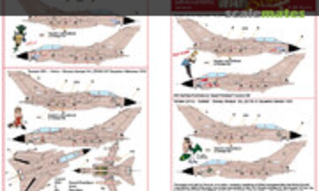 1:48 Desert Storm Tornadoes GR.1 (Kits-World KW148132) KW148132