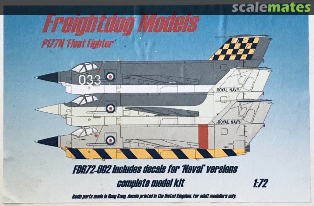 Boxart Saunders Roe P177N FDR72-002 Freightdog Models Boxart Saunders Roe P177N FDR72-002 Freightdog Models