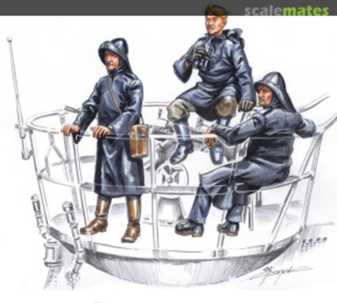 Boxart U-VII crew on sentry (3 fig.) F72133 CMK Boxart U-VII crew on sentry (3 fig.) F72133 CMK