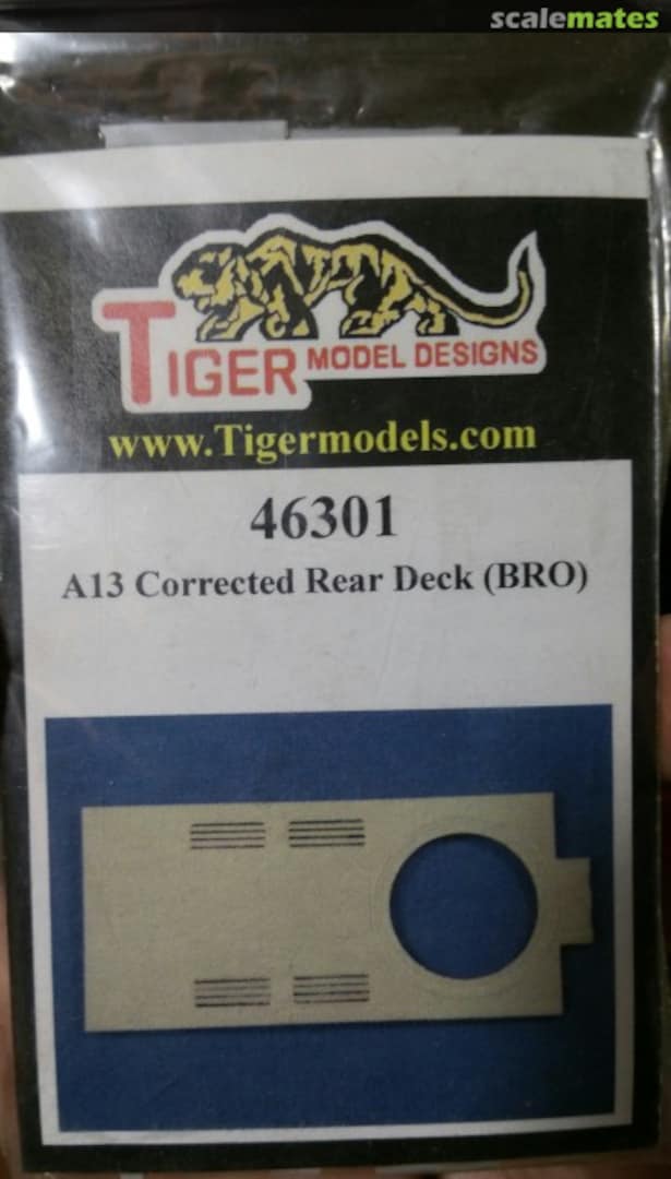 Boxart A13 Corrected Rear Deck 46301 Tiger Model Designs Boxart A13 Corrected Rear Deck 46301 Tiger Model Designs