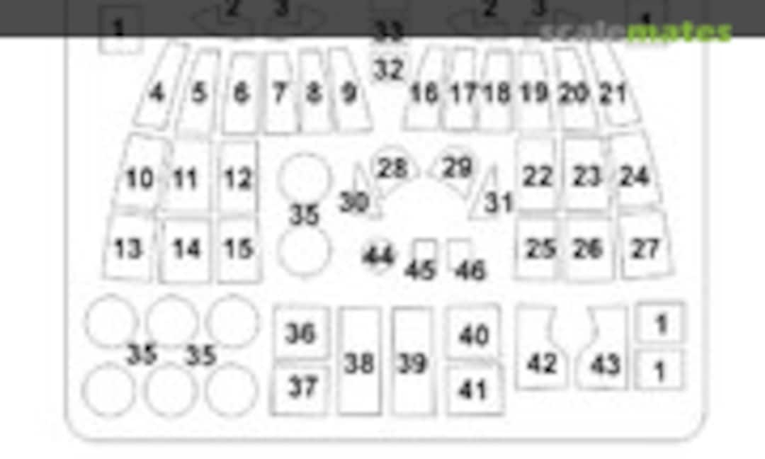 1:72 PZL.37 masks (Artillery models artm72003) artm72003