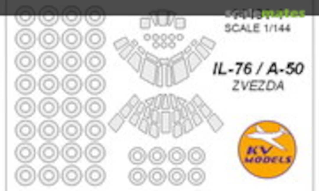 1:144 Ilyushin IL-76 / A-50 and wheels masks (KV Models 14431-1) 14431-1