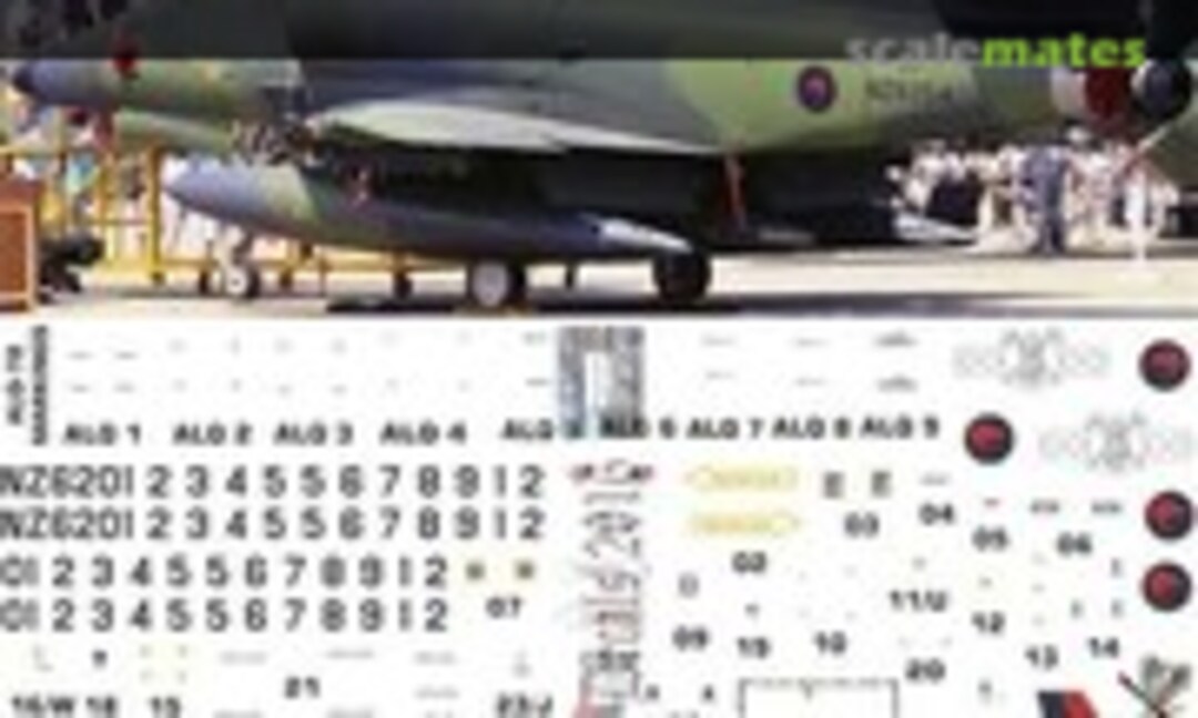 1:144 RNZAF T/A-4K Skyhawk Euro1 scheme (Oldmodels Decals OMD0306) OMD0306