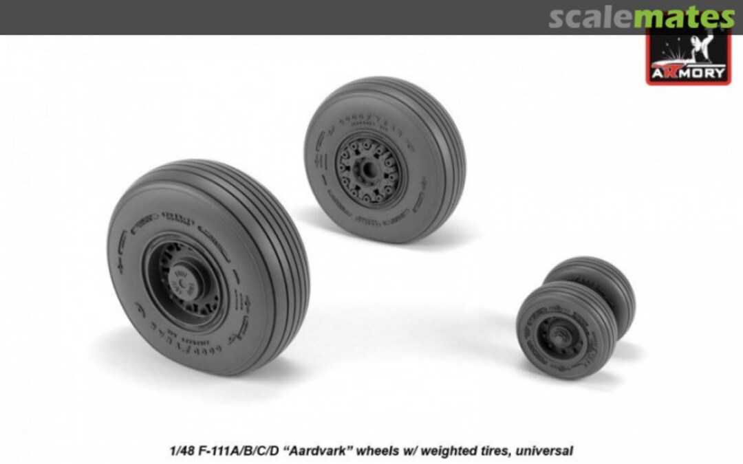 Boxart F-111 Aardvark early type wheels w/ weighted tires AW48319 Armory Boxart F-111 Aardvark early type wheels w/ weighted tires AW48319 Armory