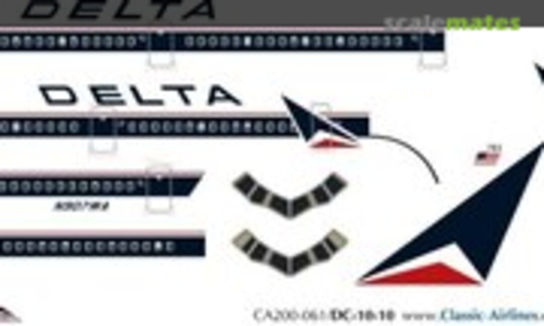 1:200 Delta DC10 (Classic Airlines CA200-061) CA200-061