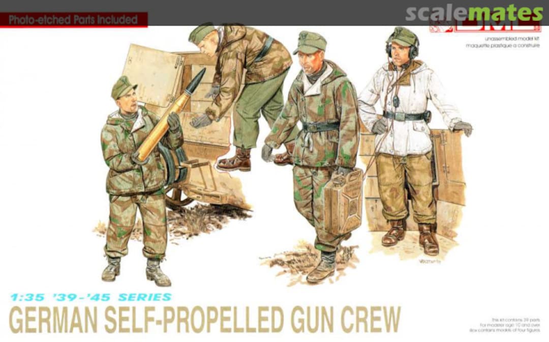 Boxart German Self-Propelled Gun Crew 6016 DML Boxart German Self-Propelled Gun Crew 6016 DML