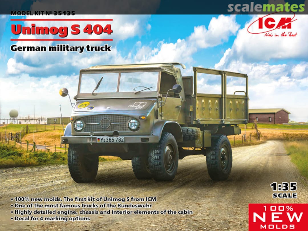 Boxart Unimog S 404 35135 ICM