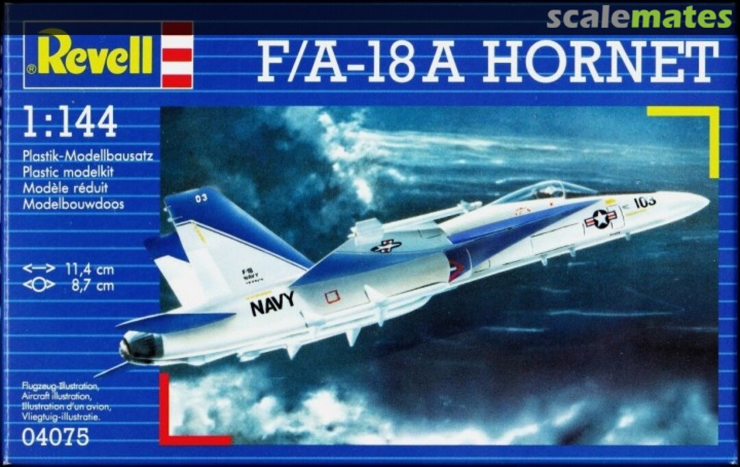 Boxart F/A-18A Hornet 04075 Revell