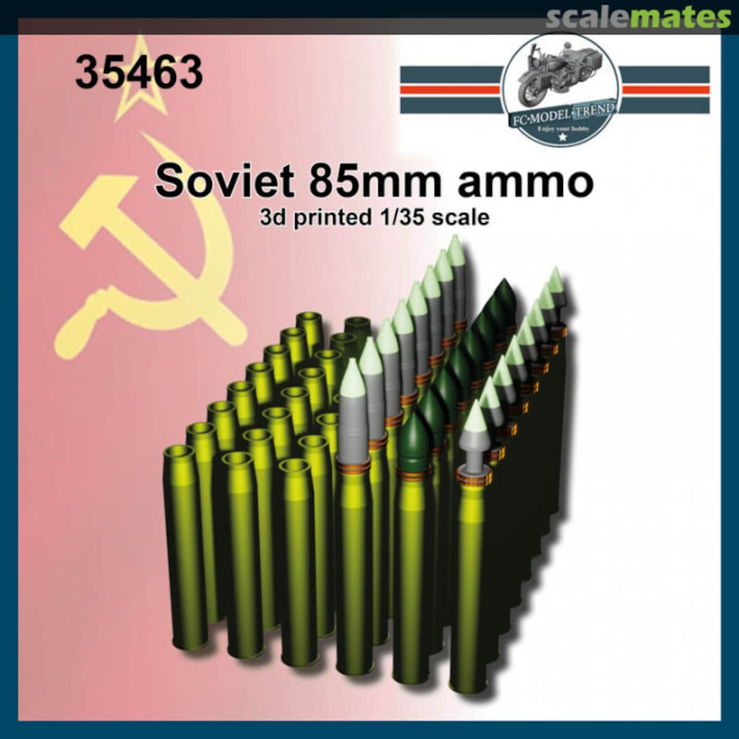 Boxart Soviet 85mm ammo 35463 FC Model Trend Boxart Soviet 85mm ammo 35463 FC Model Trend