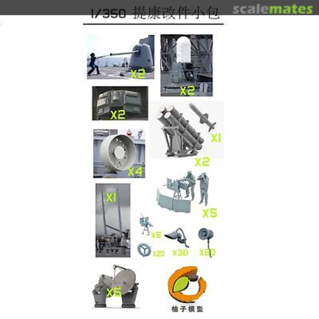 Boxart Ticonderoga-class cruiser Modified parts Yz-??? YZM Model Boxart Ticonderoga-class cruiser Modified parts Yz-??? YZM Model