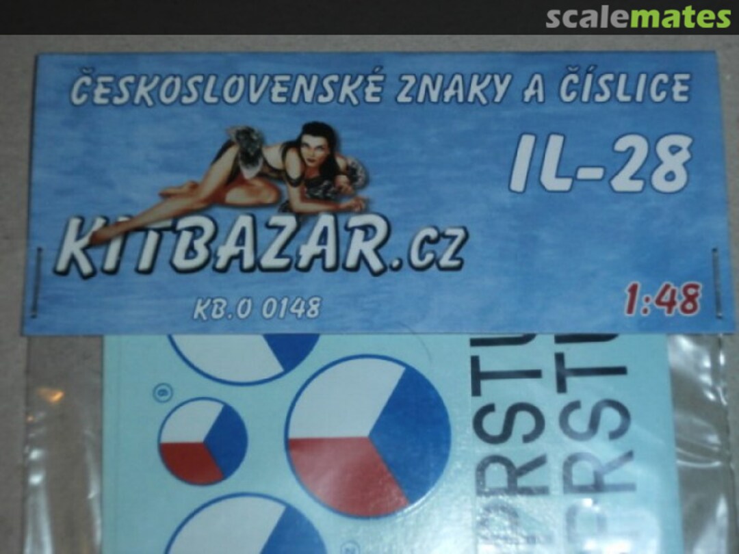 Boxart IL-28 Czechoslovak Insignia and Numbers KB.O 0148 Kitbazar.cz Boxart IL-28 Czechoslovak Insignia and Numbers KB.O 0148 Kitbazar.cz
