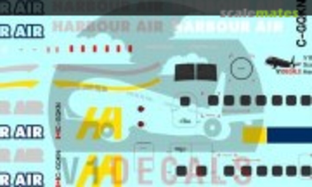 1:72 Harbour Air DeHavilland DHC-6 Twin Otter (V1 Decals V1D0802-72) V1D0802-72