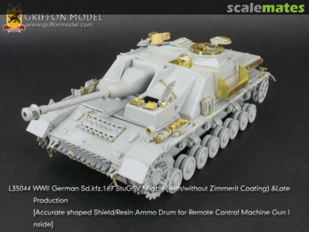 Boxart StuG.IV Middle, with/without Zimmerit Coating, & Late Production - Basic Set L35044 Griffon Model Boxart StuG.IV Middle, with/without Zimmerit Coating, & Late Production - Basic Set L35044 Griffon Model