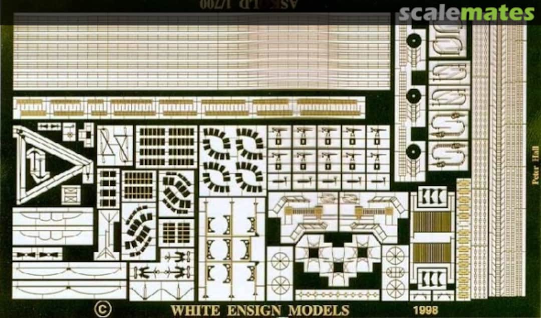 Boxart Russian Cruiser Askold Detail-up Set PE 730 White Ensign Models Boxart Russian Cruiser Askold Detail-up Set PE 730 White Ensign Models