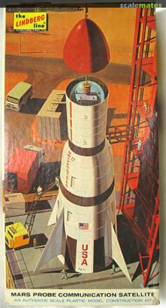 Boxart MARS PROBE COMMUNICATION SATELLITE 1150-150 Lindberg Boxart MARS PROBE COMMUNICATION SATELLITE 1150-150 Lindberg